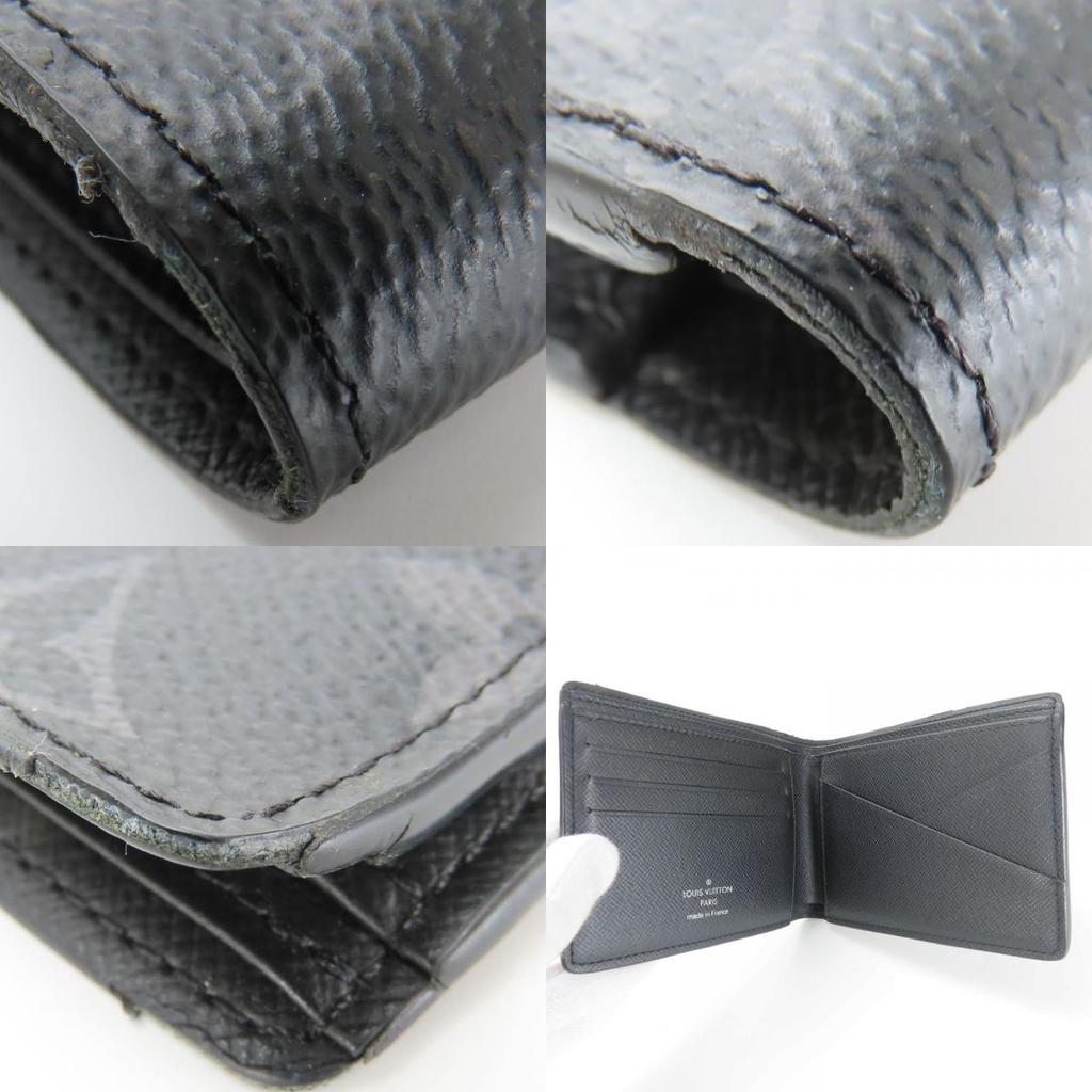 Used LOUIS VUITTON Bill Compartment Portefeuille M62294 Monogram Eclipse black Accessory