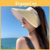 Летняя шляпа для защиты от солнца с широкими полями для активного отдыха из дышащей бумажной сетки
