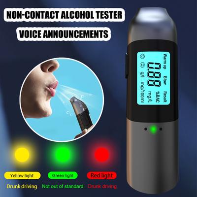 Портативный бесконтактный алкотестер с LED-цифровым дисплеем, алкометр, тестер алкоголя, точность, алкотестер, диагностический инструмент
