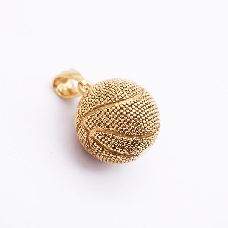 Баскетбольное ожерелье из титана в европейско-американском стиле панк-хип-хоп-рок для мужчин и пар