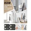 4pcs Suction Cup Hooks for Shower, Stainless Steel Waterproof Suction Cup Hooks, No-Drill Hooks, for Shower, Bathroom, Kitchen, Mounting