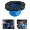 150mm Wheel Hub Grinder Cleaning Brush Tool With Grinding Cup For Car Rim Polishing And Rust Removal ABS Black Blue