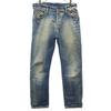 Button Fly Straight Denim Pants W31 Blue Jeans Men's Used