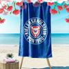 Holstein Kiel Print Beach Towel, Large Soft Quick Dry Towel for Beach Camping Swimming