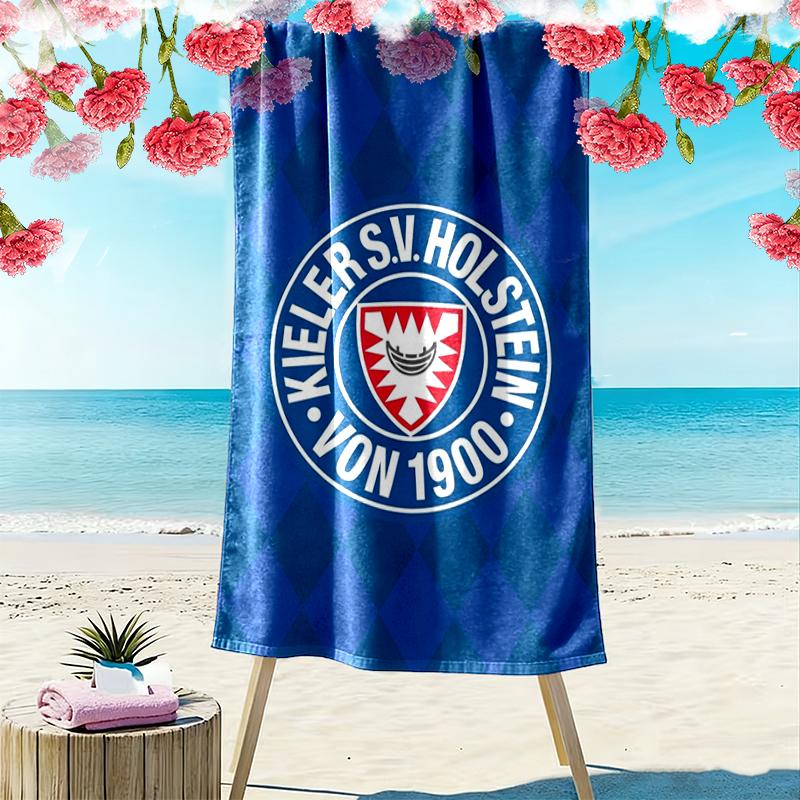 Holstein Kiel Print Beach Towel, Large Soft Quick Dry Towel for Beach Camping Swimming
