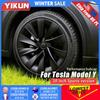 4 шт. Колпаки на ступицу для Tesla Model Y Juniper 20-дюймовые Колпаки на колеса Performance Замена Helix 2.0 Колеса Полные аксессуары для дисков 2025