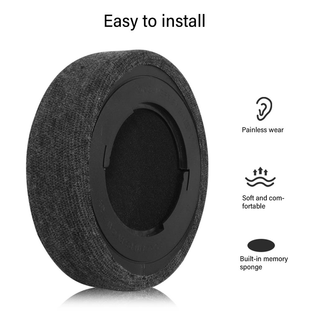 Cooling Fabric Ear Cushions for Razer Kraken Pro V2 Gaming Headsets Earpads Comfortable Replacement Ear Pad Ear Cover