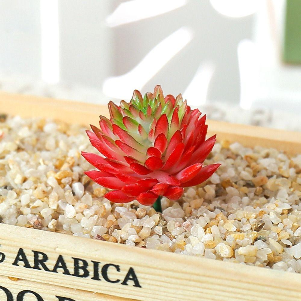 2 шт. Сделай сам Искусственные Суккуленты Мини Имитация Цветочных Растений Сад