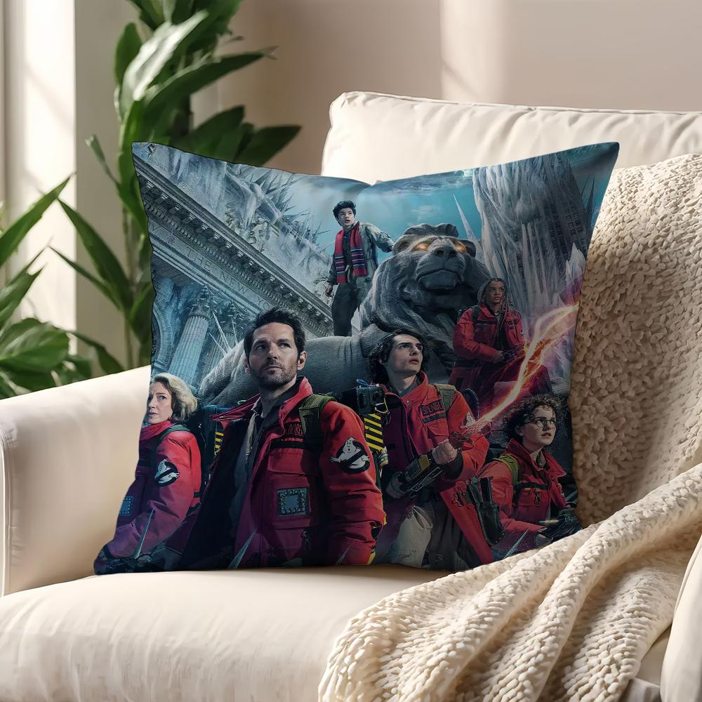 Чехол для подушки Film G-Ghostbusters F-Frozen-Empire Наволочка Мягкий, приятный для кожи и удобный, со скрытой молнией
