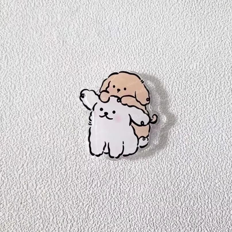 Держатель для телефона Ток Кронштейн Корейский Милый Мультяшный Щенок Магнитный Сокет Карманная Подставка Для iPhone Samsung Xiaomi Кольцо-Держатель для Пальца