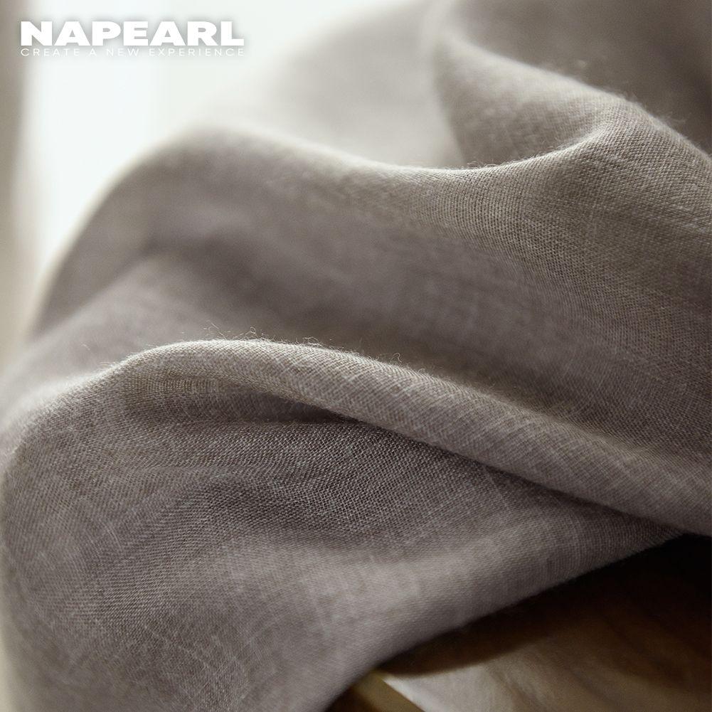 1 шт. NAPEARL, современная роскошная прозрачная оконная занавеска, мягкая текстурированная тюлевая занавеска, домашний декор, занавеска для спальни
