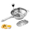 Potato Masher Ricer Stainless Tool Mill Manual Fruit Juicer Machine Steel Mashed Presser Juicer Press Vegetables Garlic
