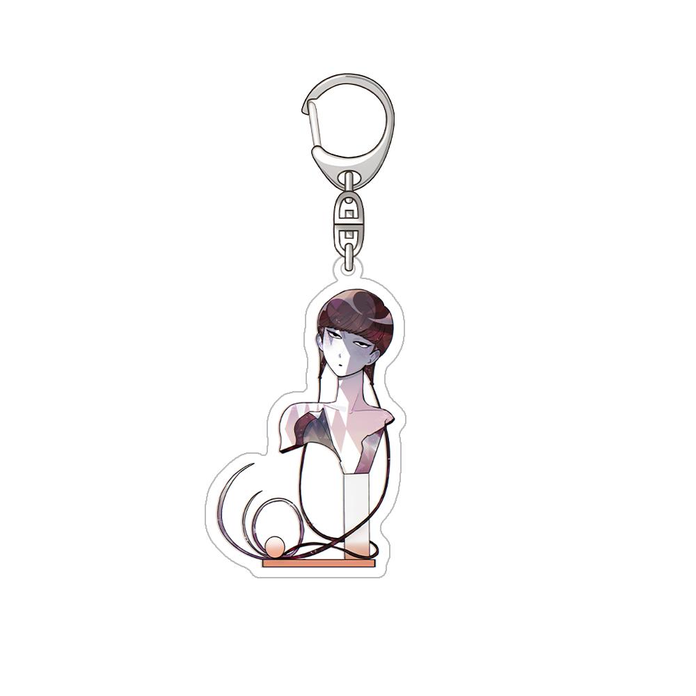 Land of the Lustrous Phosphophyllite rutile amethyst Obsidian Yellow diamond Ghost quartz Acrylic Keychain Bag pendant Fans Gift