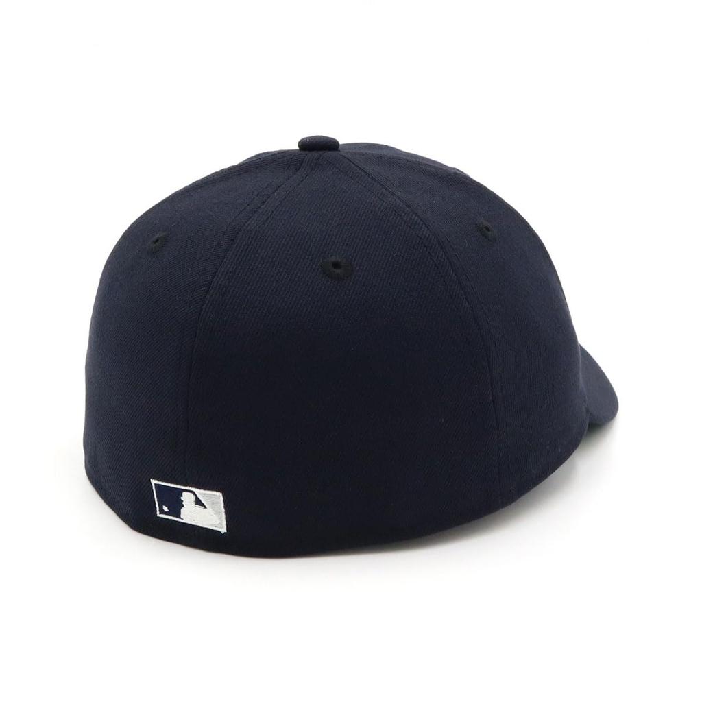 New Era LP 59FIFTY Cap MLB New York Yankees NY Navy Blue UNDER VISOR ONSPOTZ Exclusive and 5950 Unisex Hat for Summer Sun Protection and UV Stylish