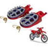 PRO CAKEN CNC Двойные подножки для питбайка, подставки для ног, педали для CR125 250 02-08 CRF150R 07-18 CRF250 450R 04-18 CRF250 450X 05-18