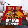 3D Bedding Home Textiles Four-Piece Red Dead Redemption: Redemption