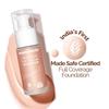 Mamaearth Hydra-Glow Liquid Foundation SPF 35 With Vitamin C For Full Coverage Dewy Finish And 12 Hour Hydration (01 Ivory Glow)