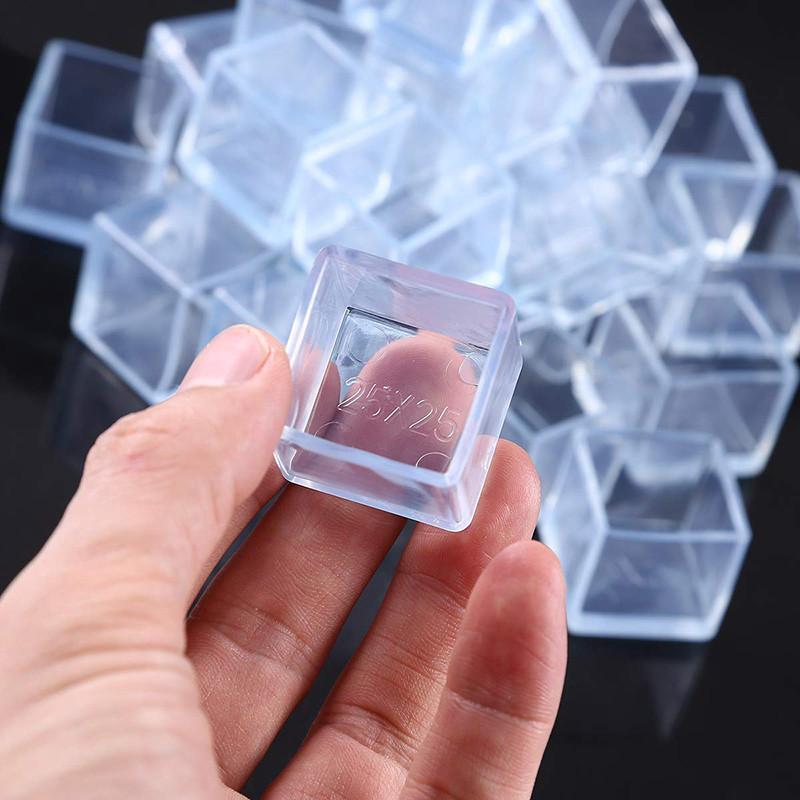 16 шт. нескользящие прозрачные покрытия для стола круглые / квадратные резиновые напольные протекторы колпачки для ножек стульев домашний декор