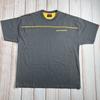 Винтажная футболка Quicksilver в тонкую полоску Y2K, мужская XL, серая, 2000-е, Surf Skate, VTG, унисекс
