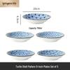 Uchiyama Kiln Japanese Ceramic 8-inch Dinner Plate Set