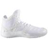 Adidas Slip Resistant Abrasion Resistant Mid top Basketball Shoes Men's White BB8186