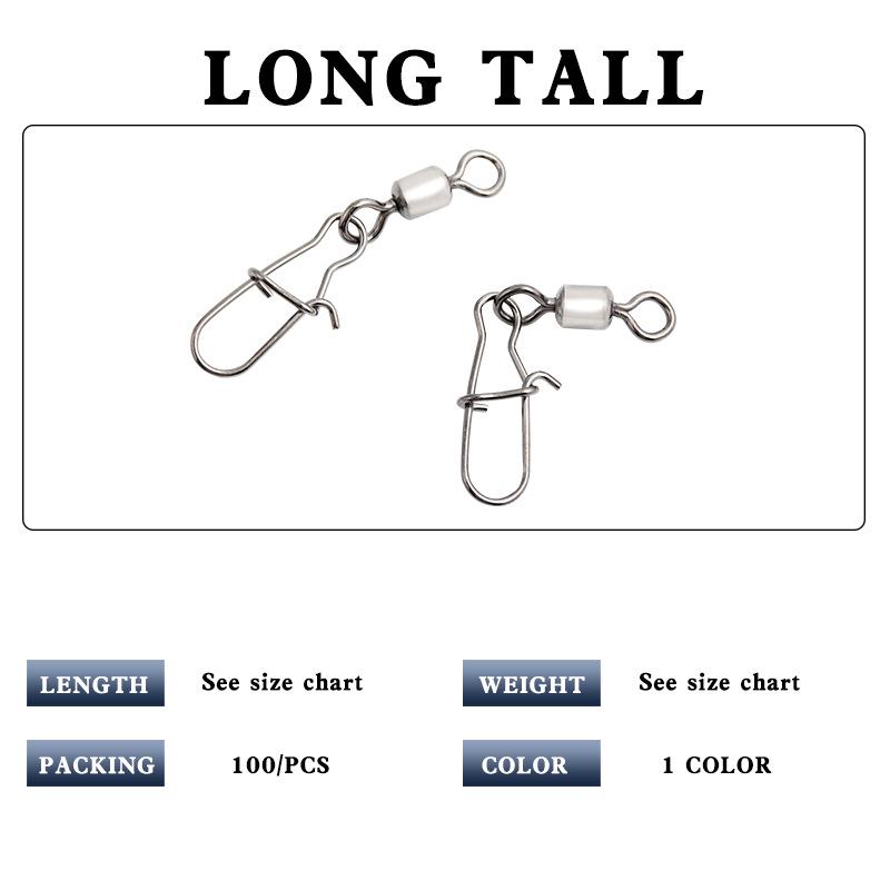 Японский быстросъемный вертлюг-коннектор для приманок - Набор из 10 моделей для улучшенной рыбалки