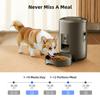 2L Camera Pet Feeder Timing Smart Automatic Feeder For Cats Dog Button WIFI APP Video Intelligent Dry Food Dispenser Dog Bowl