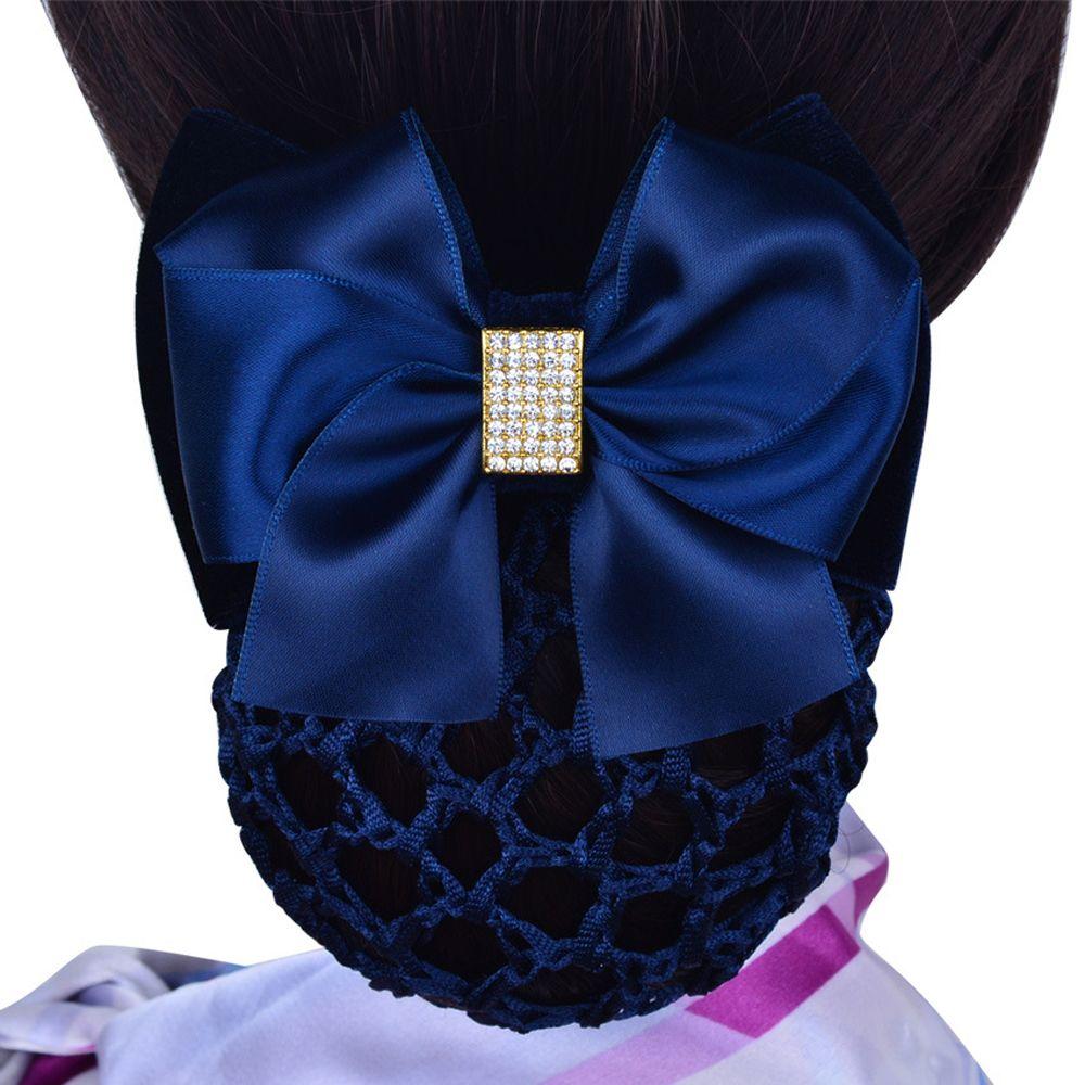 Nurse Hotel For Girls Zircon Ponytail Clip Women Spring Clips Hairgrips Cover Net Korean Bun Snood
