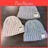Fashion Patch Letter Knit Beanie Women Accessory For Winter Warmth And Comfort