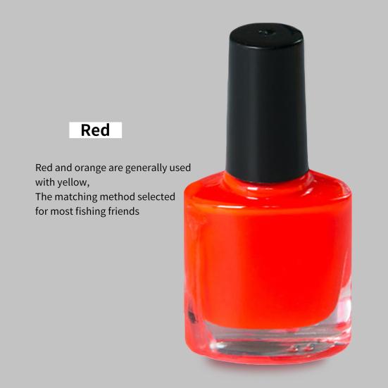 8 мл Светоотражающая краска для поплавка Прозрачная Легкая Усиливающий эффект Краска для поплавка для рыбалки