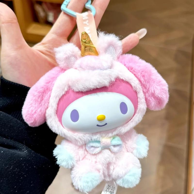 Новая серия Sanrio Dream Unicorn Виниловая Плюшевая Слепая Коробка Милые Мультяшные Хелло Китти Куроми Подвески Украшение для Сумки Девочки Игрушки Подарки