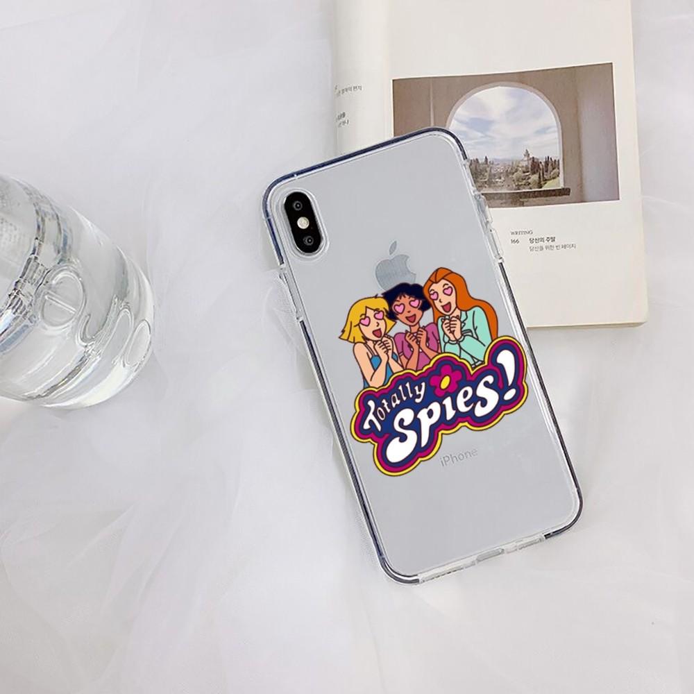 Чехол для телефона Totally Spies Для iPhone 15 11 12 13 14 Mini Pro Max XR X XS TPU Прозрачный чехол Для 8 7 6 Plus SE 2020