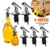 Leakproof Bottle Stoppers Food Grade Rubber Seal Wine Pourer Lock Plug for Olive Oil Soy Sauce Home Kitchen Essentials