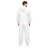 Mens Waterproof Tracksuit Hooded Windbreaker Front Zipper Pocket Jogging Pants Elastic Waist Rainwear Suit