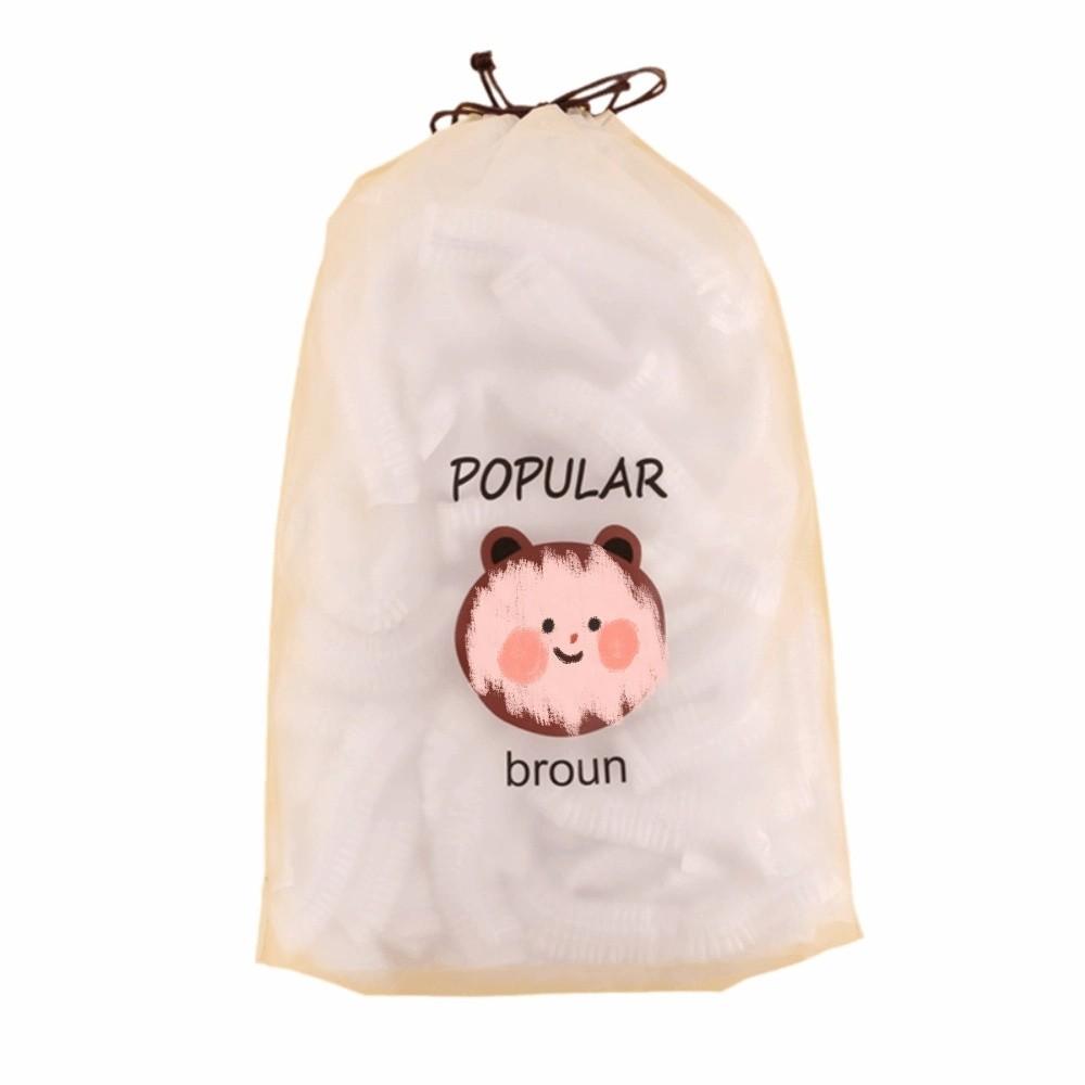 100/300/500pcs Food Grade Plastic Disposable Food Cover Cling Film Cover For Fruit Vegetable