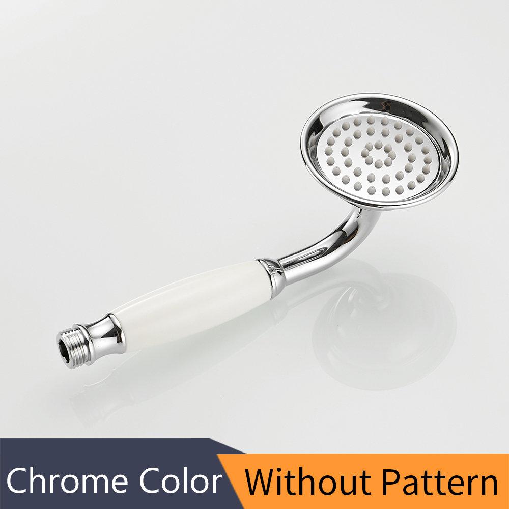 Душевые лейки, антикварная ванная комната, ручной душ-распылитель с роскошной керамической ванной, круглый смеситель для душа с эффектом дождя HJ0527K