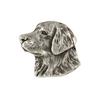 Golden Retriever I  - Silver-plated dog brooch, elegant pin, jacket lapel decoration by Art-Dog brand