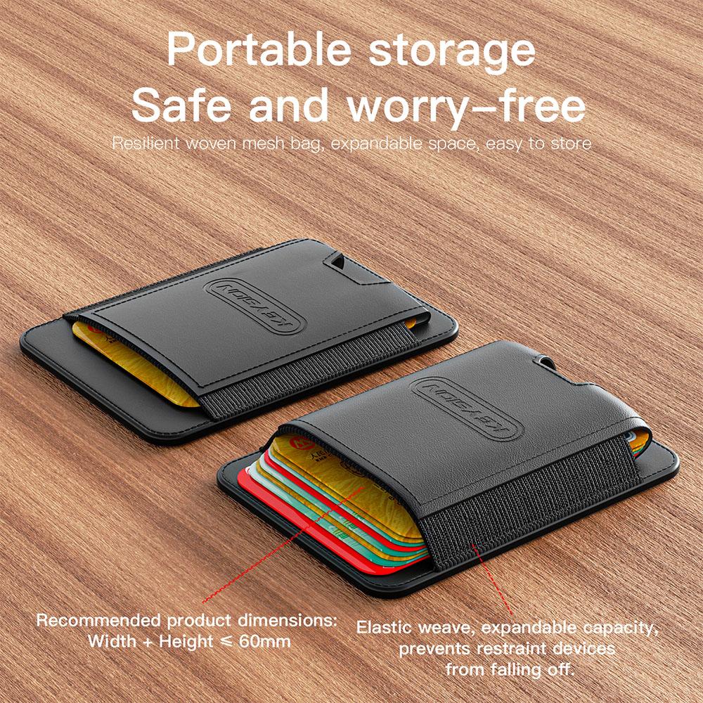 KEYSION Магнитный чехол-держатель для карт MagSafe для iPhone 17 16 15 Pro Max Samsung Huawei Эластичный кошелек-сумка из ПУ кожи Чехол для телефона