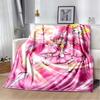 This 3D printed Pretty Cure soft plush blanket is made of flannel and is suitable for use in living rooms, bedrooms, beds, sofas