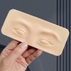 Tattoo Training Fake Skin Realistic Thickened Good Resilience Non-tarnishable 3D Silicone Eyebrow Eye Makeup Training Skin Beginners Supply