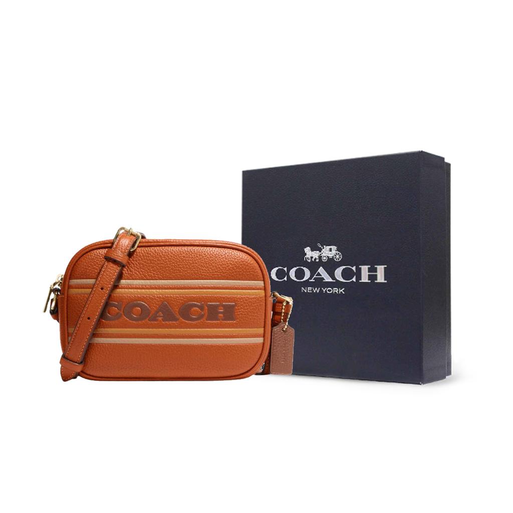 New COACH Jamie Grain Leather Camera Bag, Shoulder Bag, Crossbody Bag Mini Women's Brown CH308-IMNP6