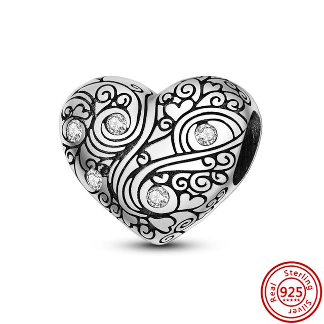 925 Серебро Радуга Солнце Облака Единорог День Рождения Торт Перья Крылья Бейсбольные Бусины Подходит Браслет Ювелирные Изделия