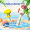 Water Toy High Pressure Water Squirter Pulling Tube Design Water Shooter Sparkler Effect Summer Water Toy for Kids Boys Girls