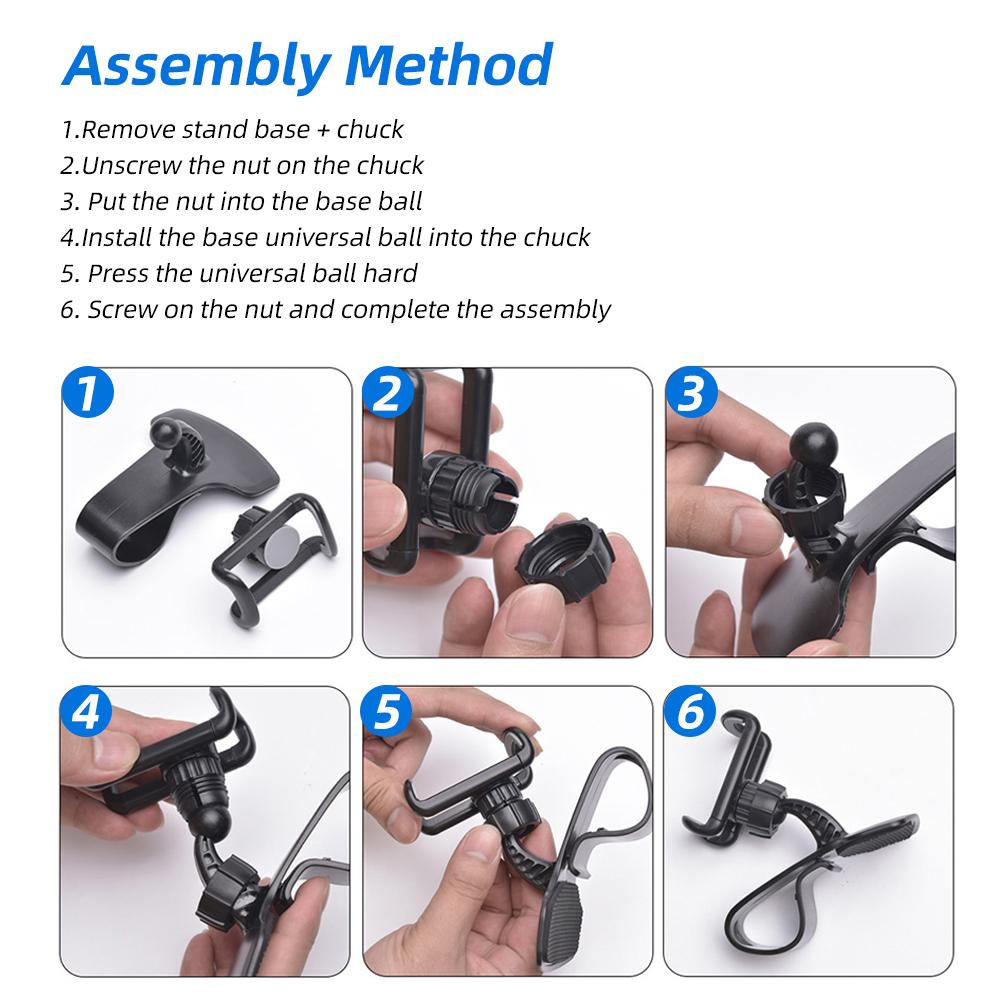 FONKEN Автомобильный держатель для телефона/GPS с креплением на приборную панель, с вращением на 360 градусов