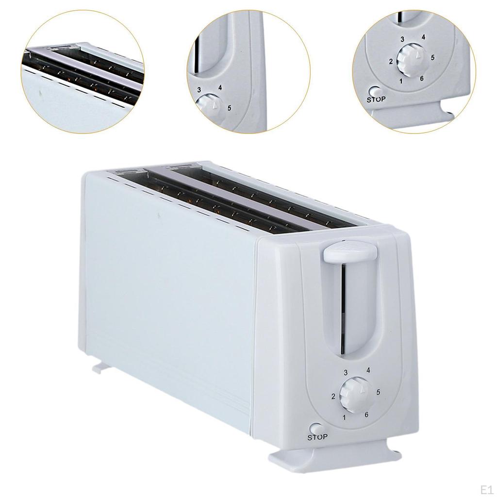 Тостер для выпечки хлеба на 4 ломтика для слоеного теста