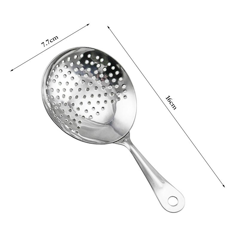 Julep Strainer Cocktail Bar Strainer Нержавеющая сталь Strainer Ложка для коктейлей Сетчатый фильтр Аксессуары для бармена