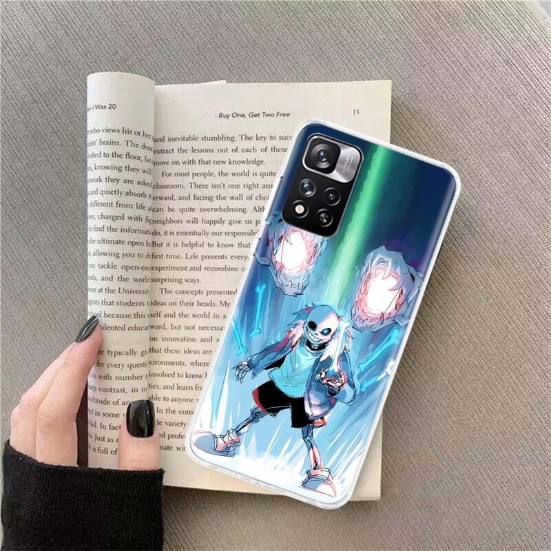 Чехол для телефона Undertale Sans Doggo для Xiaomi Poco X4 F4 GT X3 NFC X5 X6 X7 Pro 5G M5 M5S M3 F5 Mi F6 F3 F2 F1 Чехол Coque Fundas T