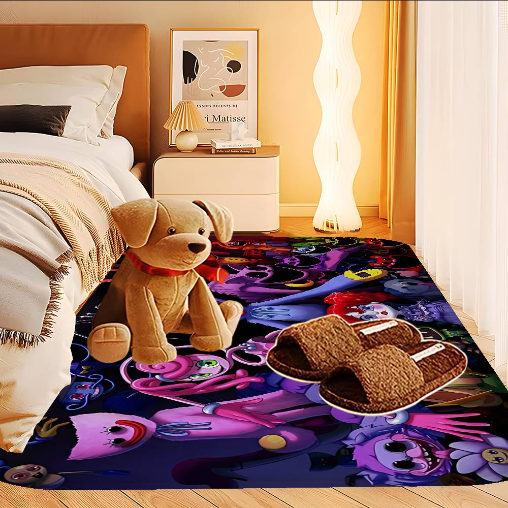 Игровой Забавный P-Poppy Playtime Придверный Коврик Nordic Style Домашний Коврик для Входа Ванная-Туалет Коврики Спальня Отель Декор Коврик