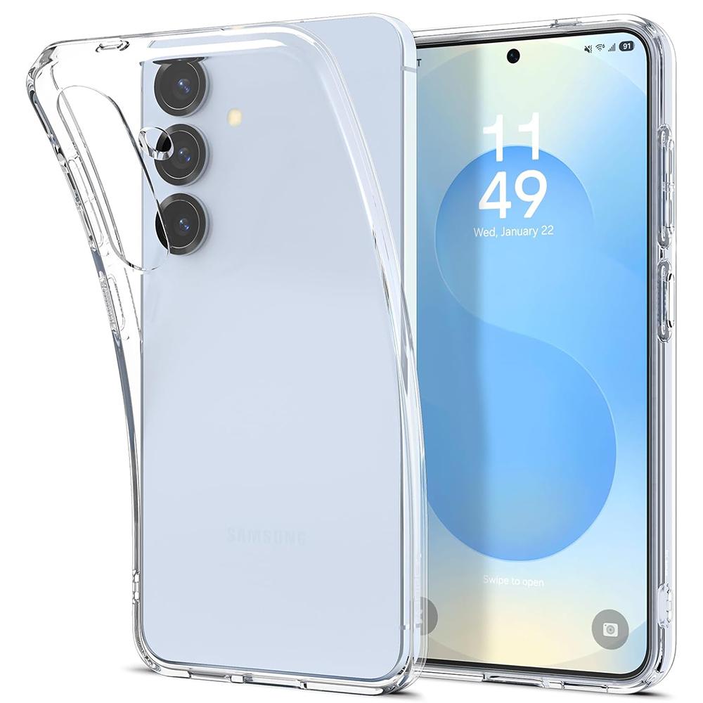 Ультратонкий силиконовый мягкий чехол для Samsung Galaxy S25 Edge S24 S23 S21 FE S22 Ultra S10 Plus S10E 5G Прозрачная крышка Ударопрочный чехол