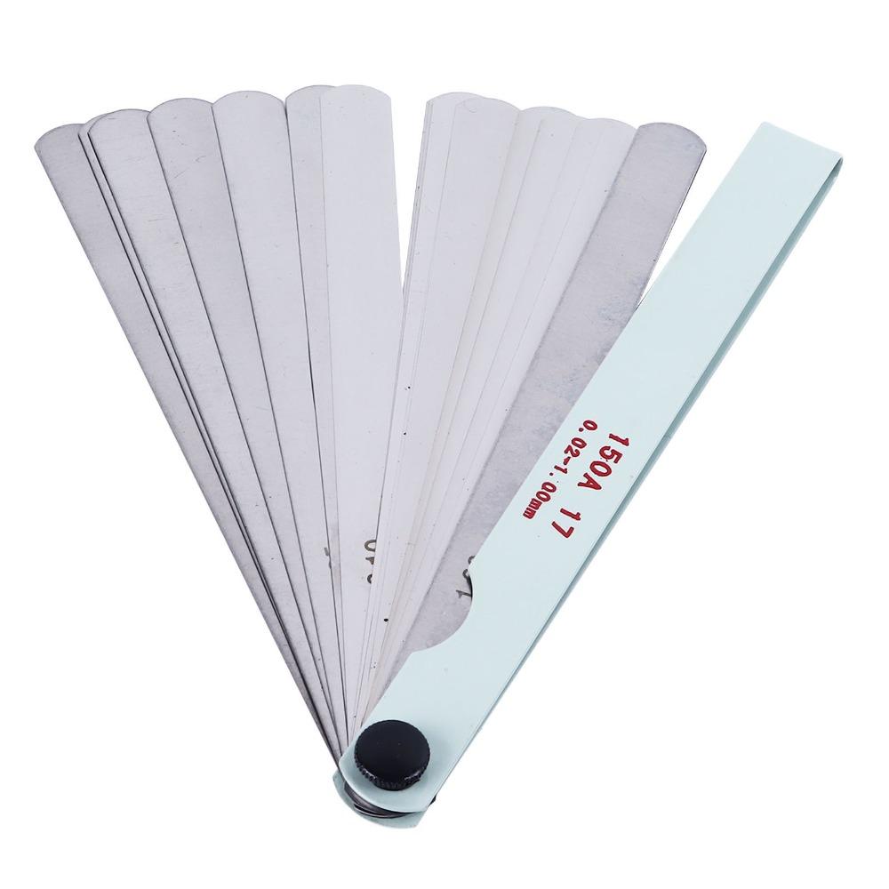 17 Blades Feeler Gauge Stainless Steel Precision Measuring Tool Industrial Clearance Inspection